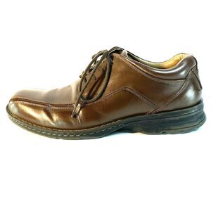Men's Dockers TRUSTEE 90-29023 Dark Tan Lace-Up Bicycle-Toe Oxford Dress Shoes